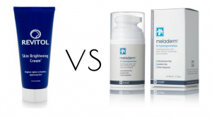 revitol skin brightener vs meladerm